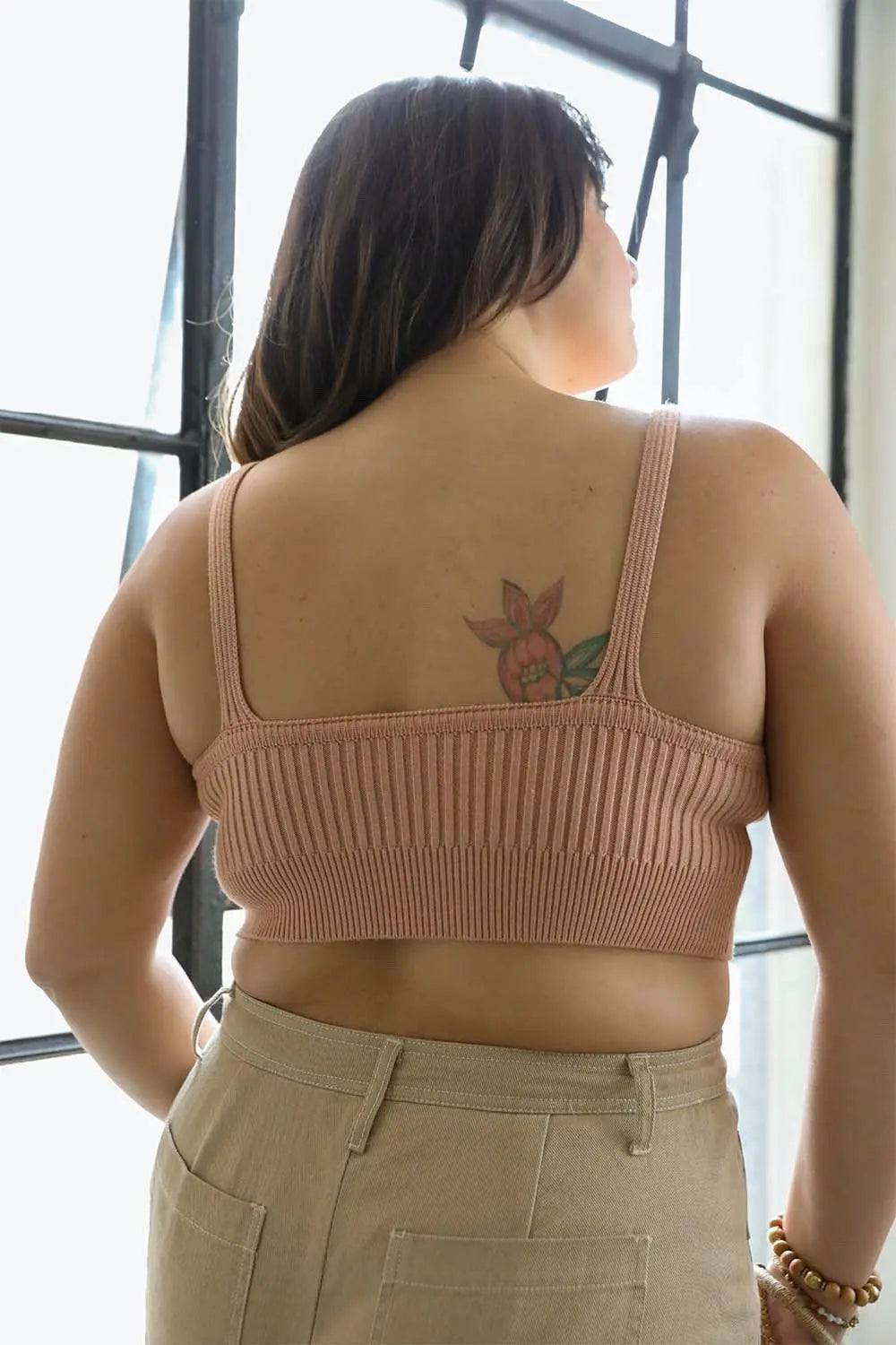 Ribbed Knit Lounge Brami