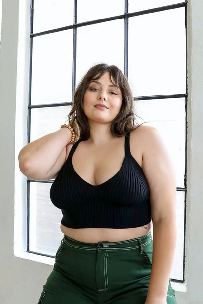 Ribbed Knit Lounge Brami