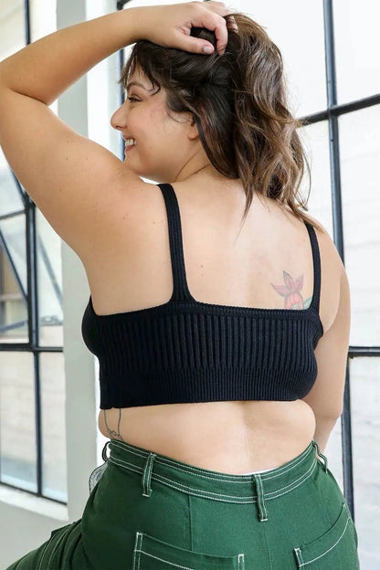 Ribbed Knit Lounge Brami