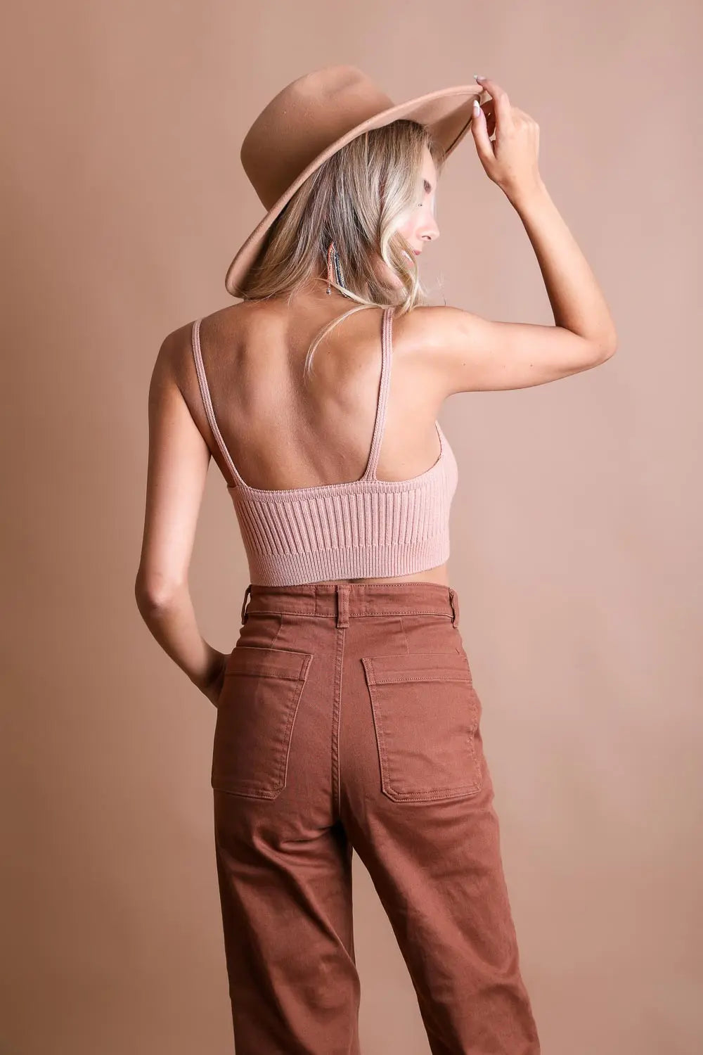 Ribbed Knit Lounge Brami