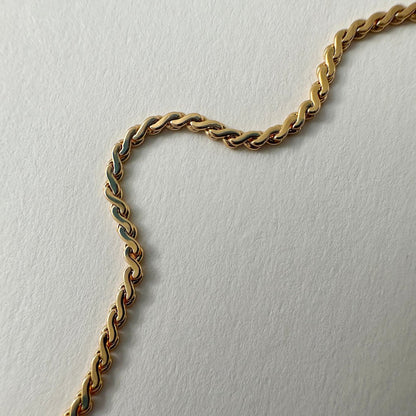 Serpentine Chain Necklace — Sleek Layering Whisper Thin Everyday Jewelry - Necklaces