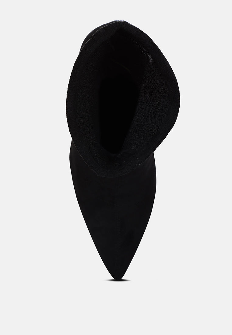 Stiletto Pointed Toe Ankle Boots