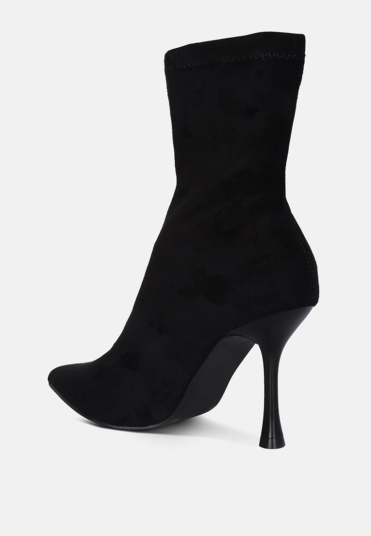 Stiletto Pointed Toe Ankle Boots