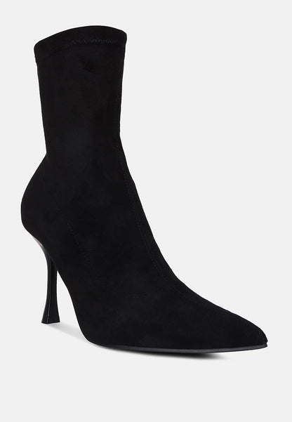 Stiletto Pointed Toe Ankle Boots
