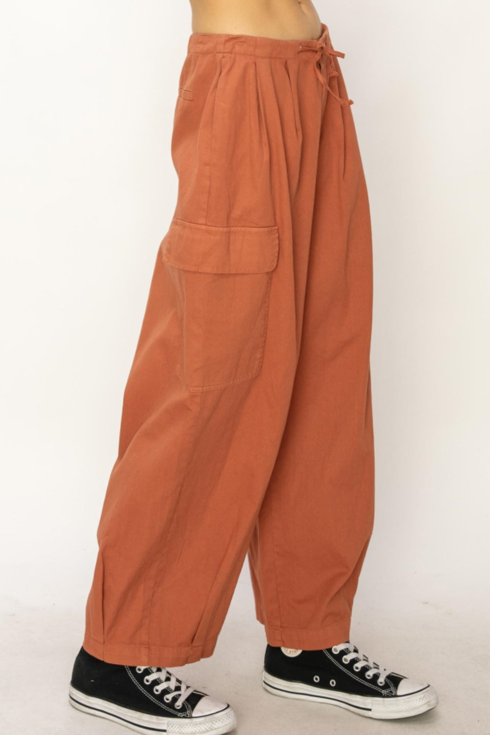 Women's Drawstring Cargo Wide Leg Pants | Pants | Ro + Ivy