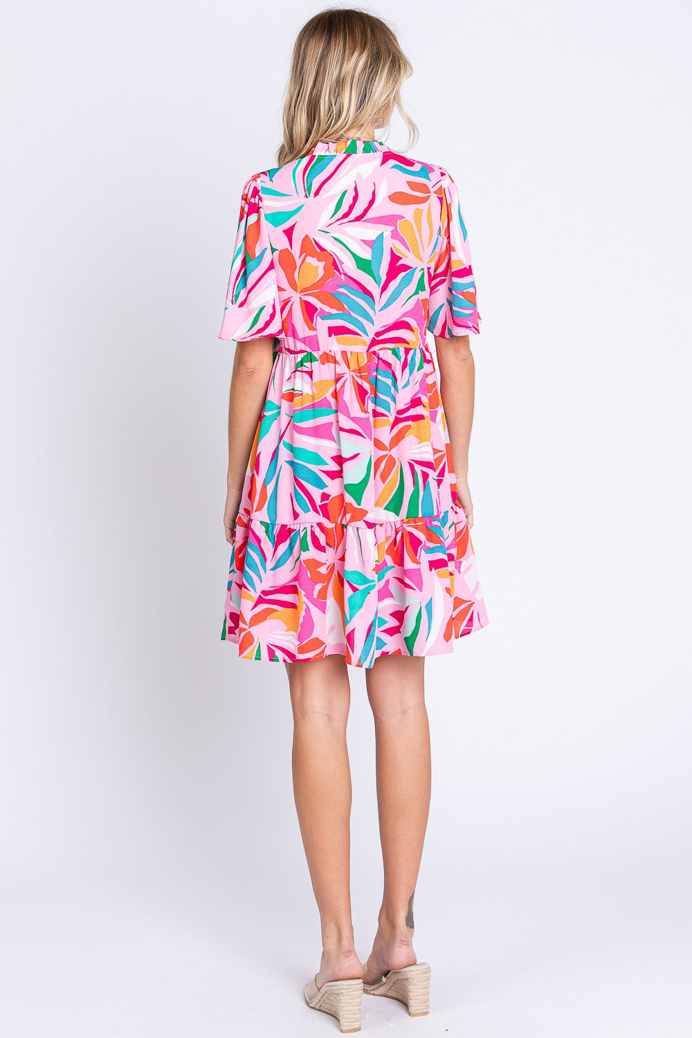 Women's Floral Ruffled Mini Dress | Mini Dresses | Ro + Ivy