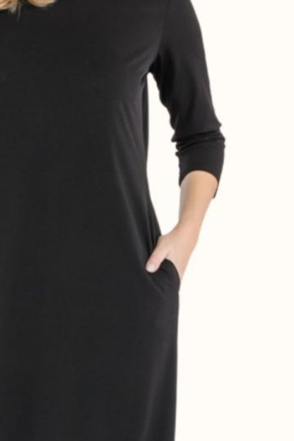 Women's Full Size Round Neck Midi Dress | Midi Dresses | Ro + Ivy
