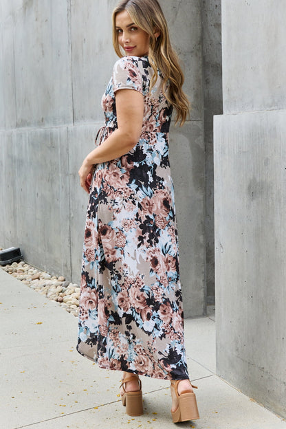 Women's Give Me Roses Full Size Floral Maxi Wrap Dress | Maxi Dresses | Ro + Ivy